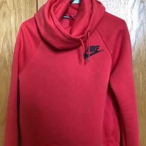 Nike Funnel Neck Pink Sweatshirt Size Small